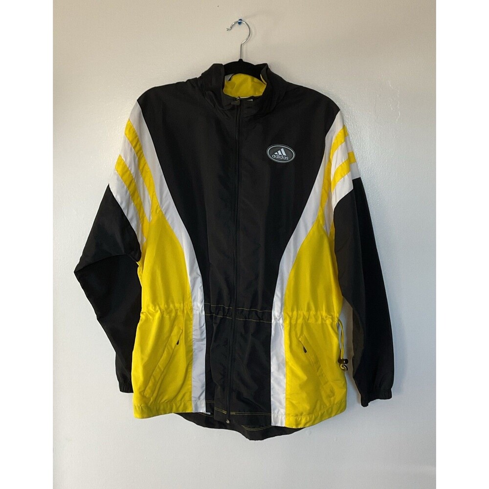 ADIDAS | Jacket Medium Windbreaker Track Vintage Hide-Away Hood | Size M